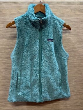 Patagonia Los Gatos Fleece Full Zip Vest Teal Gorpcore Hiking Outdoor Women’s M